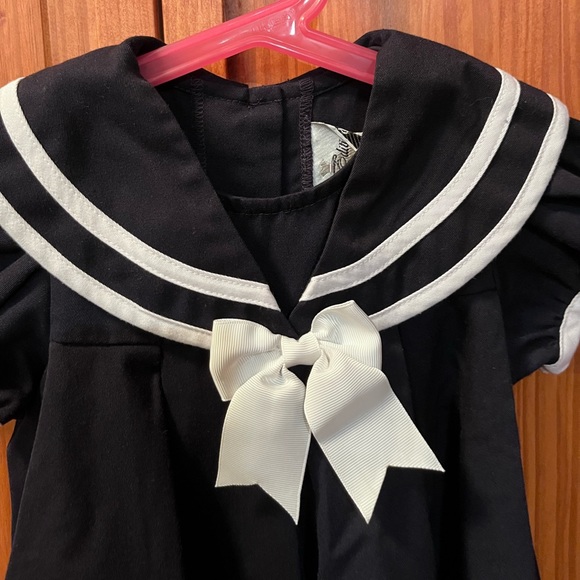 Rare Editions 24 months 2-piece navy sailor dress - Picture 5 of 11